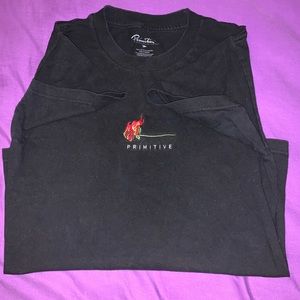 small primitive black tee